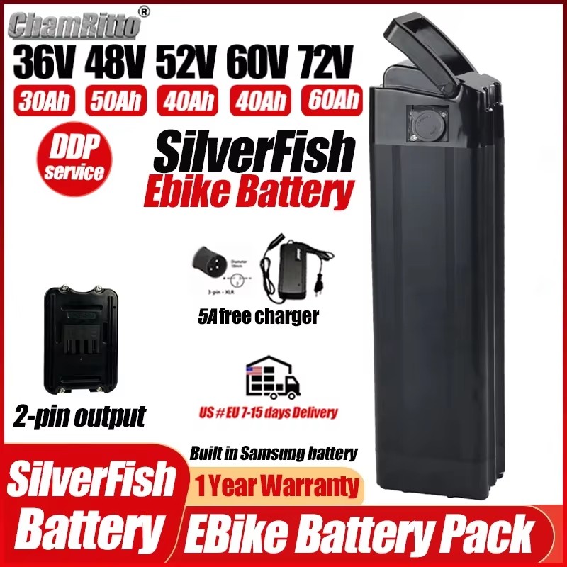 36v48v52v 60v 72v Bafang 1000w - Electric Bicycle Battery 72V 30Ah 评论和价格